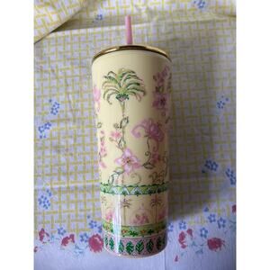 SHIPS IN 24 HRS Lilly Pulitzer 24 Oz New Acrylic/Plastic Tumbler YELLOW